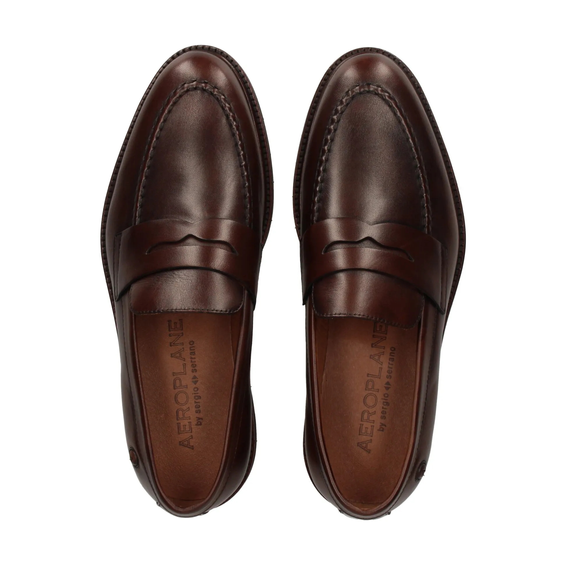 AEROPLANE Mocasines de Hombre 8003 MARRON