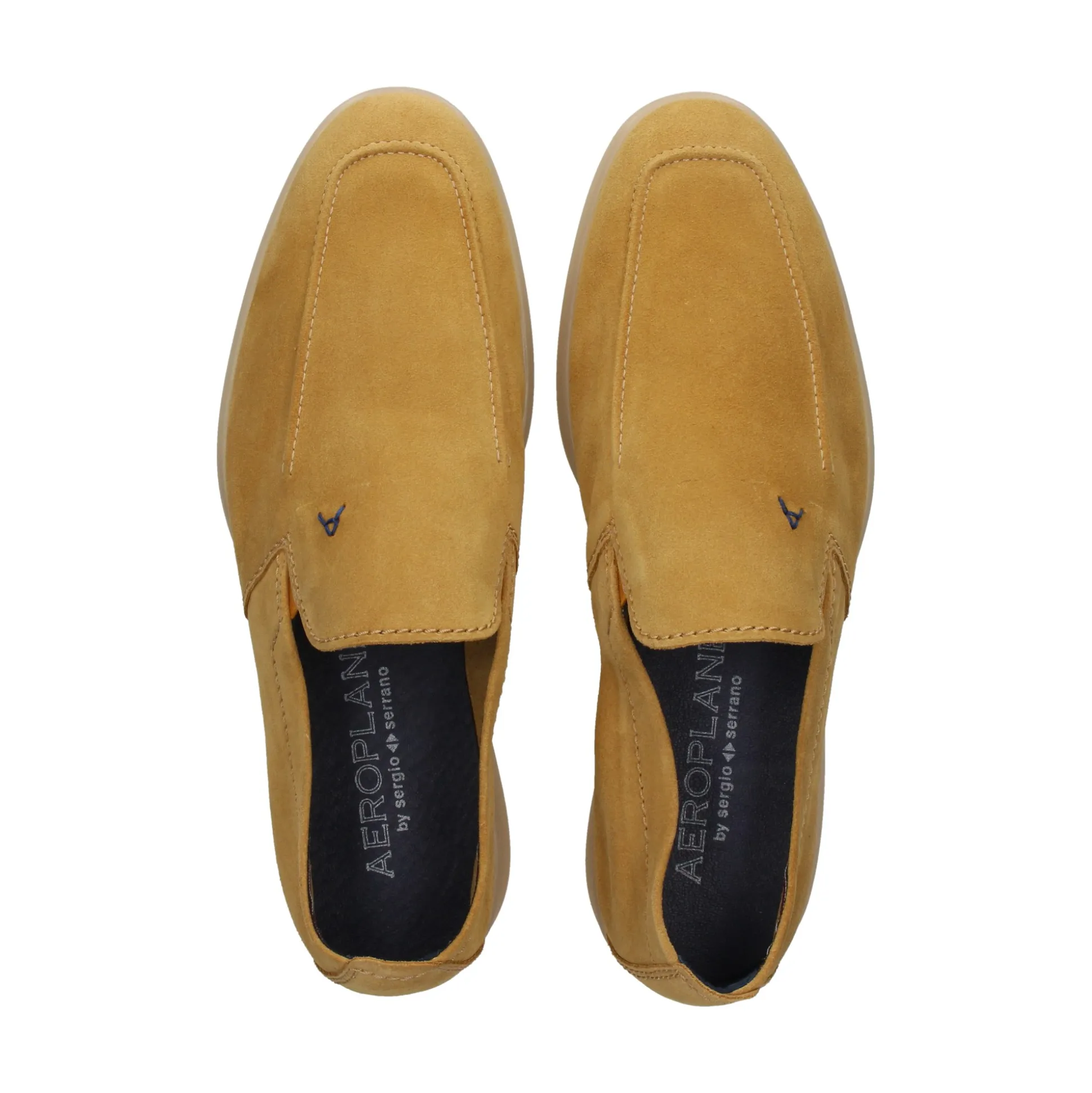 AEROPLANE Mocasines de Hombre 2406 MOSTAZA