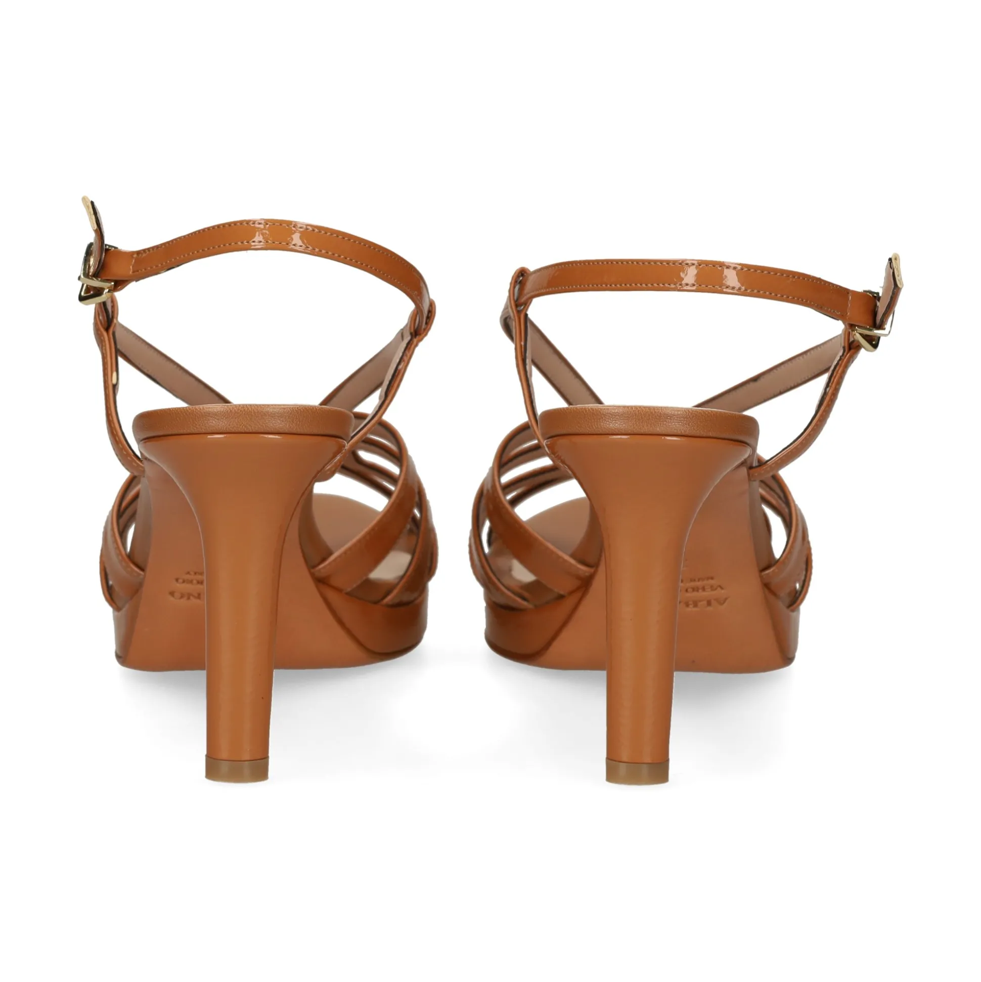 ALBANO Sandalias con plataforma de Mujer 5507 CUOIO