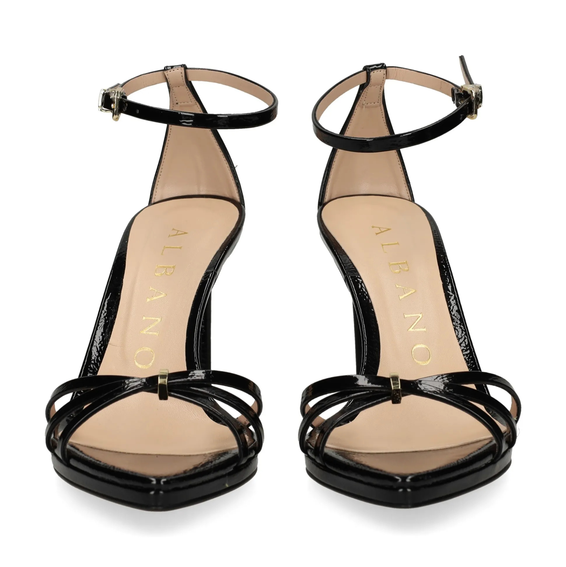 ALBANO Sandalias con plataforma de Mujer 5555 NEGRO