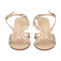 ALBANO Sandalias con tacón de Mujer 5514 NUDE