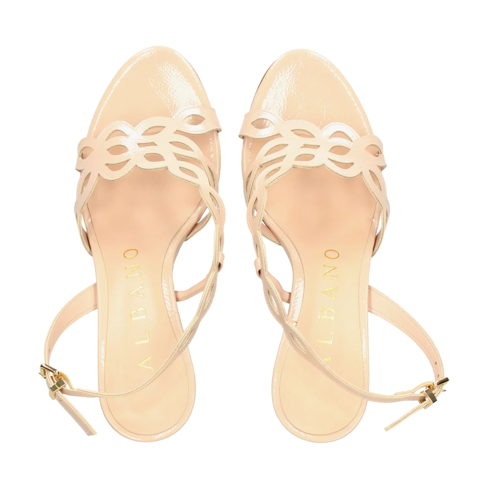 ALBANO Sandalias con tacón de Mujer 5514 NUDE
