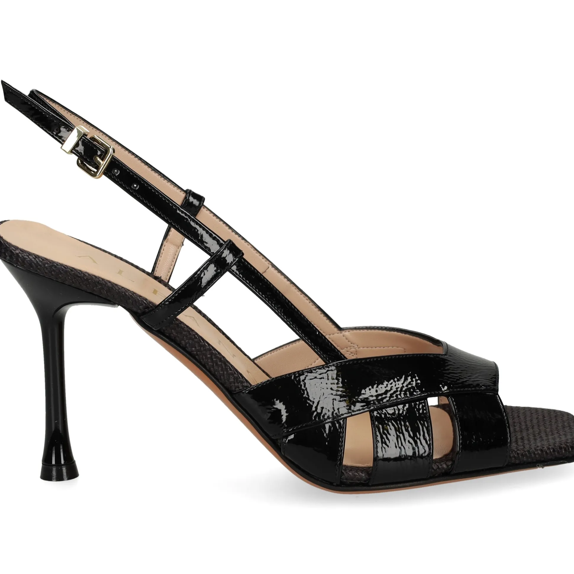 ALBANO Sandalias con tacón de Mujer 5605 NEGRO