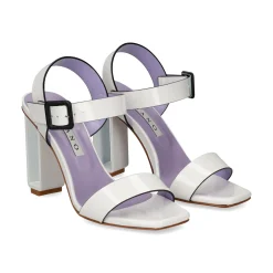 ALBANO Sandalias con tacón de Mujer 5180 / 2 BLANCO