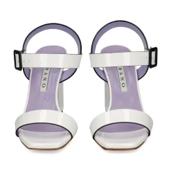 ALBANO Sandalias con tacón de Mujer 5180 / 2 BLANCO