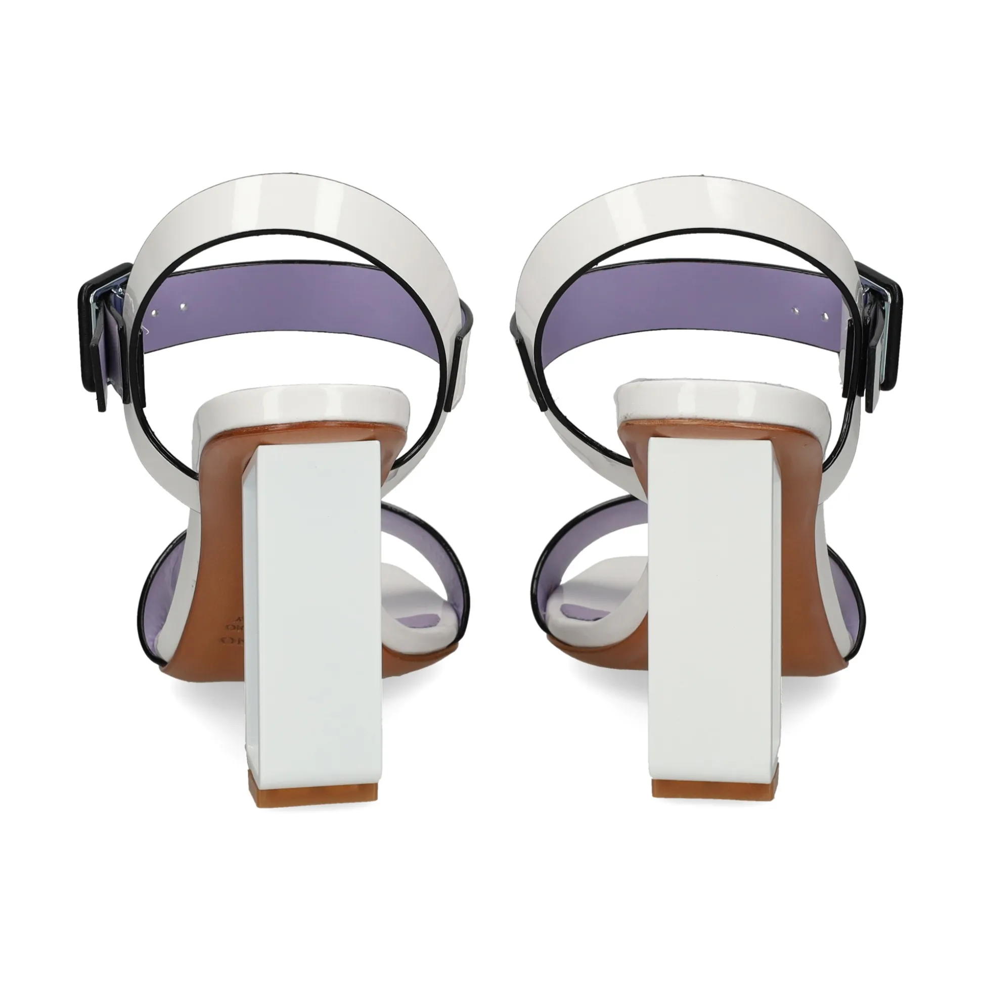 ALBANO Sandalias con tacón de Mujer 5180 / 2 BLANCO