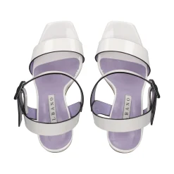 ALBANO Sandalias con tacón de Mujer 5180 / 2 BLANCO