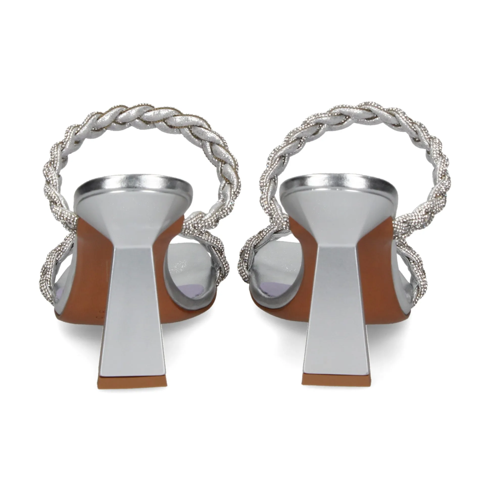 ALBANO Sandalias con tacón de Mujer 3394/3 SILVER