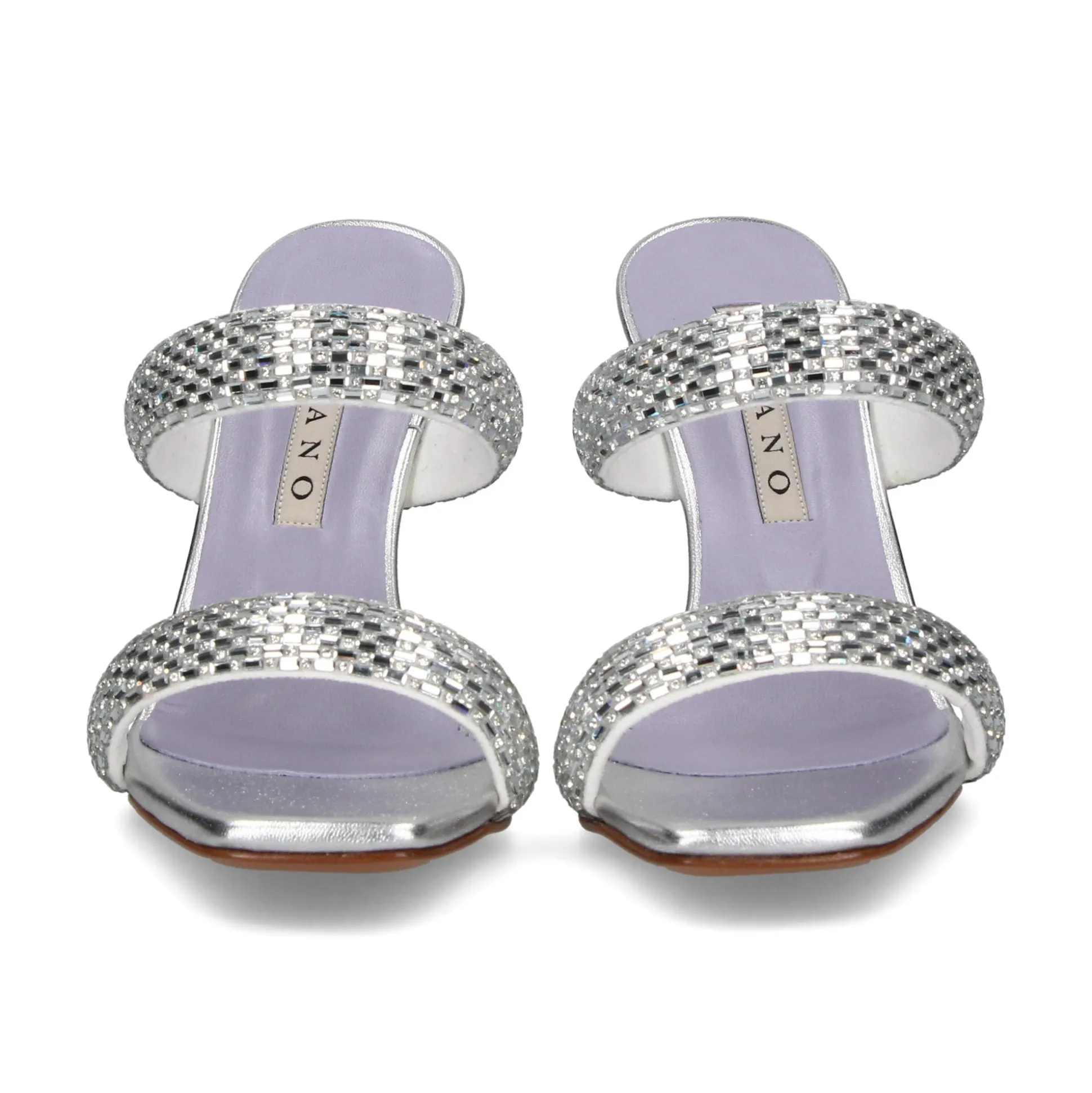 ALBANO Sandalias con tacón de Mujer 3202/2 SILVER