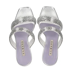 ALBANO Sandalias con tacón de Mujer 3202/2 SILVER