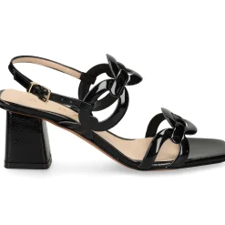 ALBANO Sandalias con tacón de Mujer 5560 NEGRO