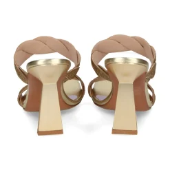 ALBANO Sandalias con tacón de Mujer 3282/90 / 2 PLATINO