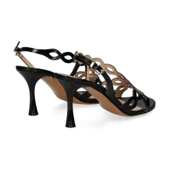 ALBANO Sandalias con tacón de Mujer 5514 NEGRO