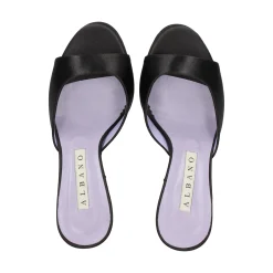 ALBANO Sandalias con tacón de Mujer 3287/4 NEGRO