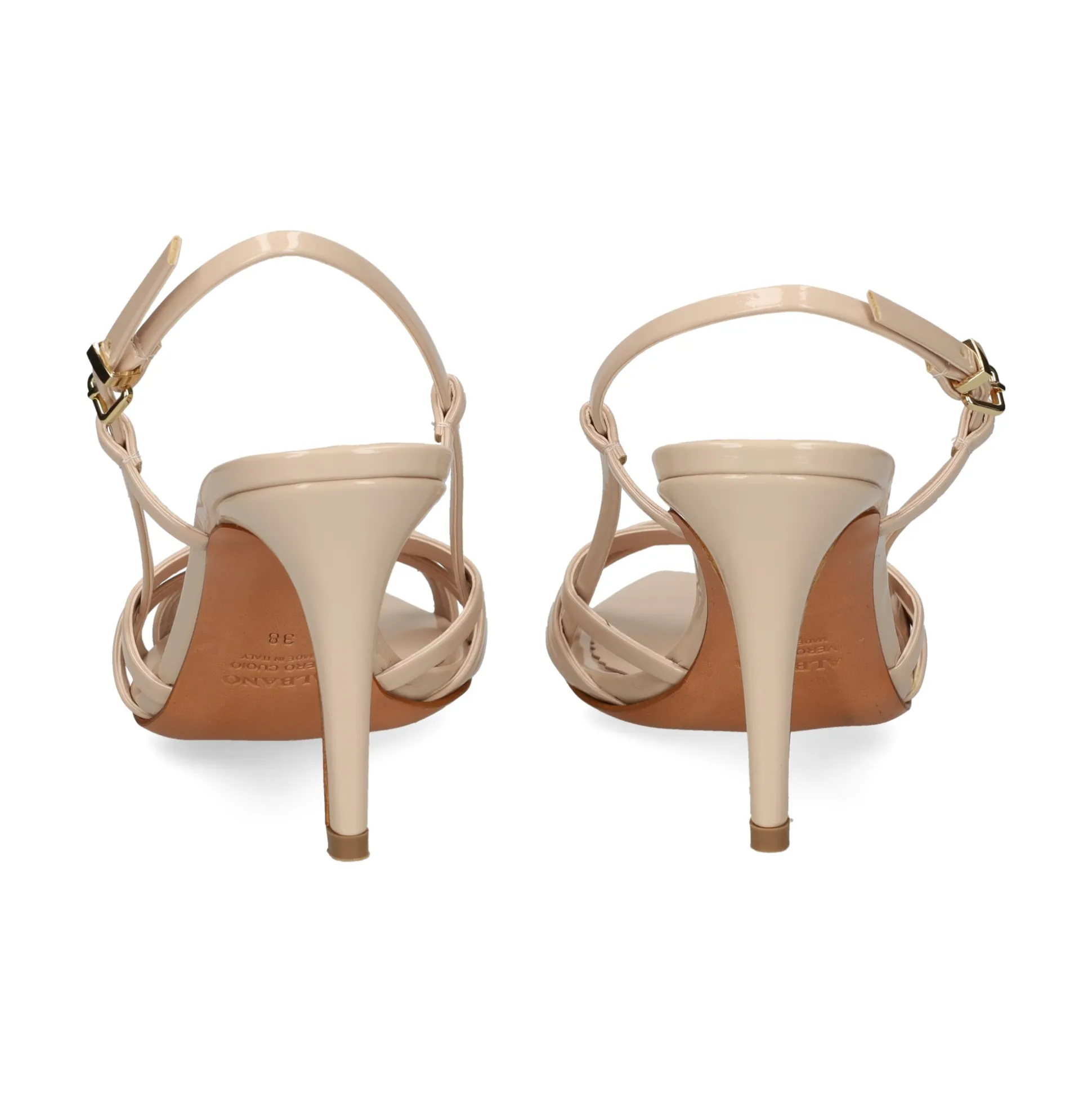 ALBANO Sandalias con tacón de Mujer 5322 / 1 NUDE