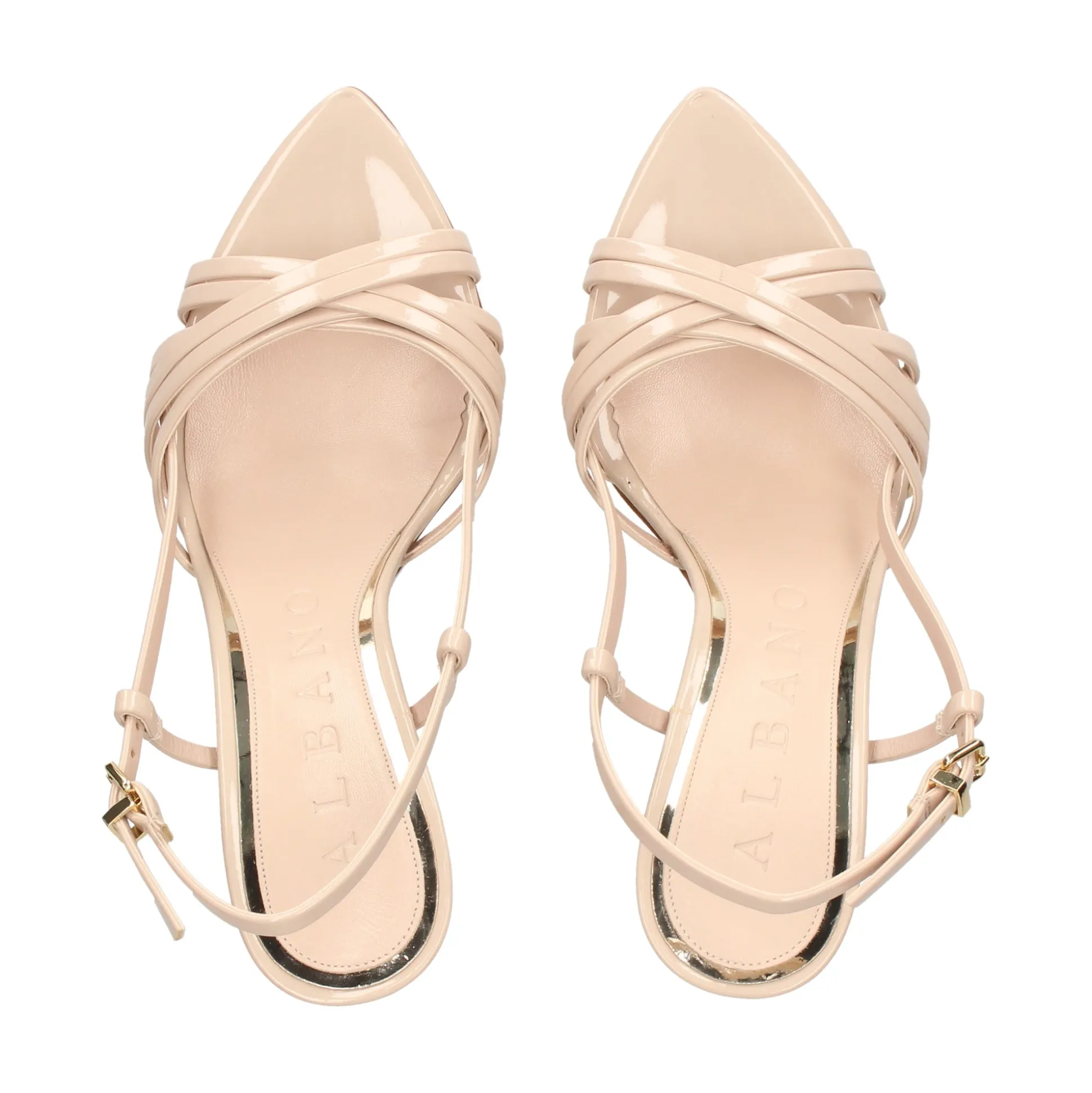 ALBANO Sandalias con tacón de Mujer 5322 / 1 NUDE