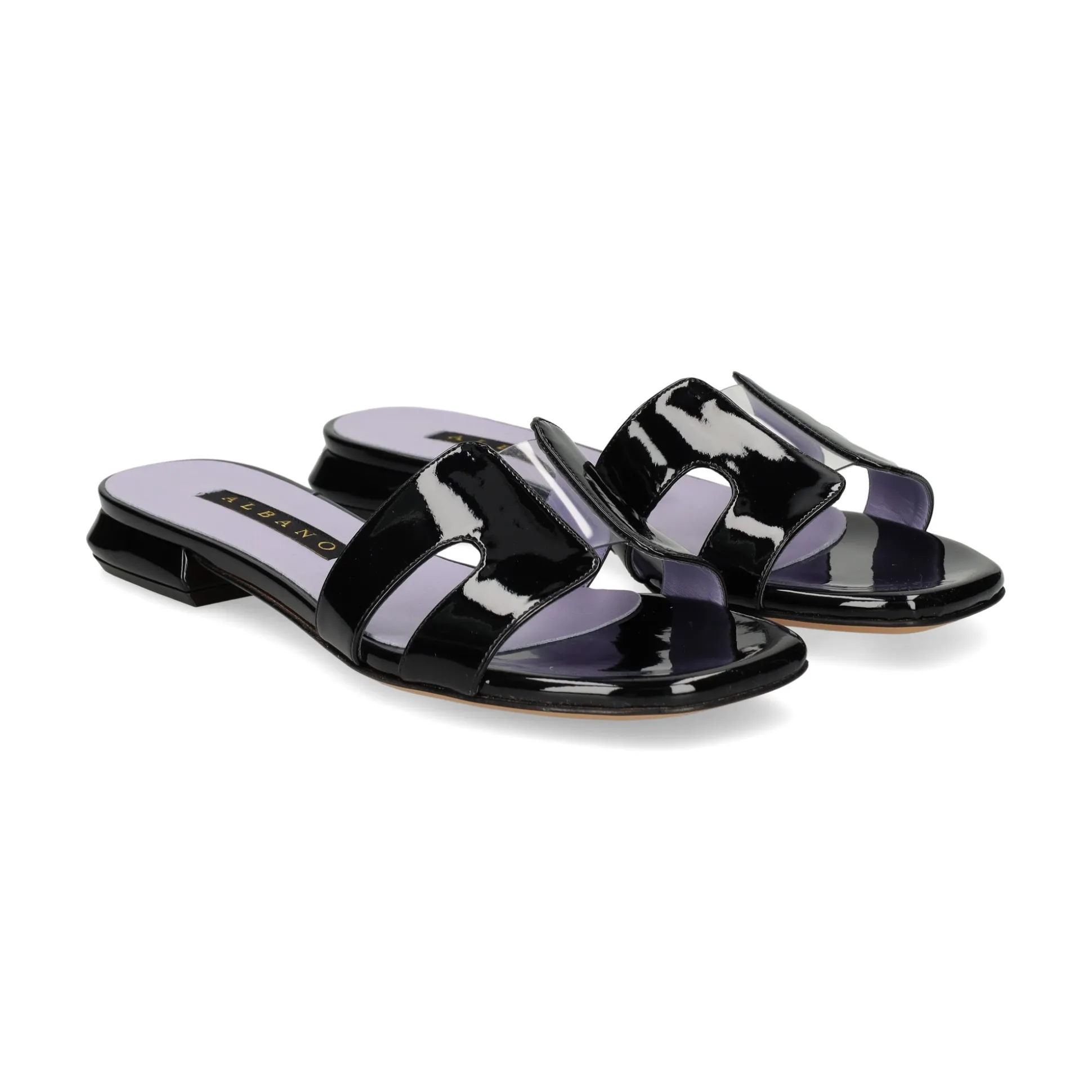 ALBANO Sandalias planas de Mujer 5237 / 2 NEGRO