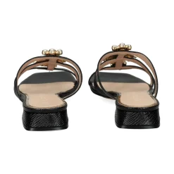 ALBANO Sandalias planas de Mujer 5421 / 2 NEGRO