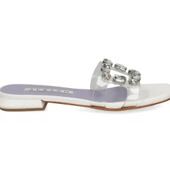 ALBANO Sandalias planas de Mujer 5228 / 2 BLANCO