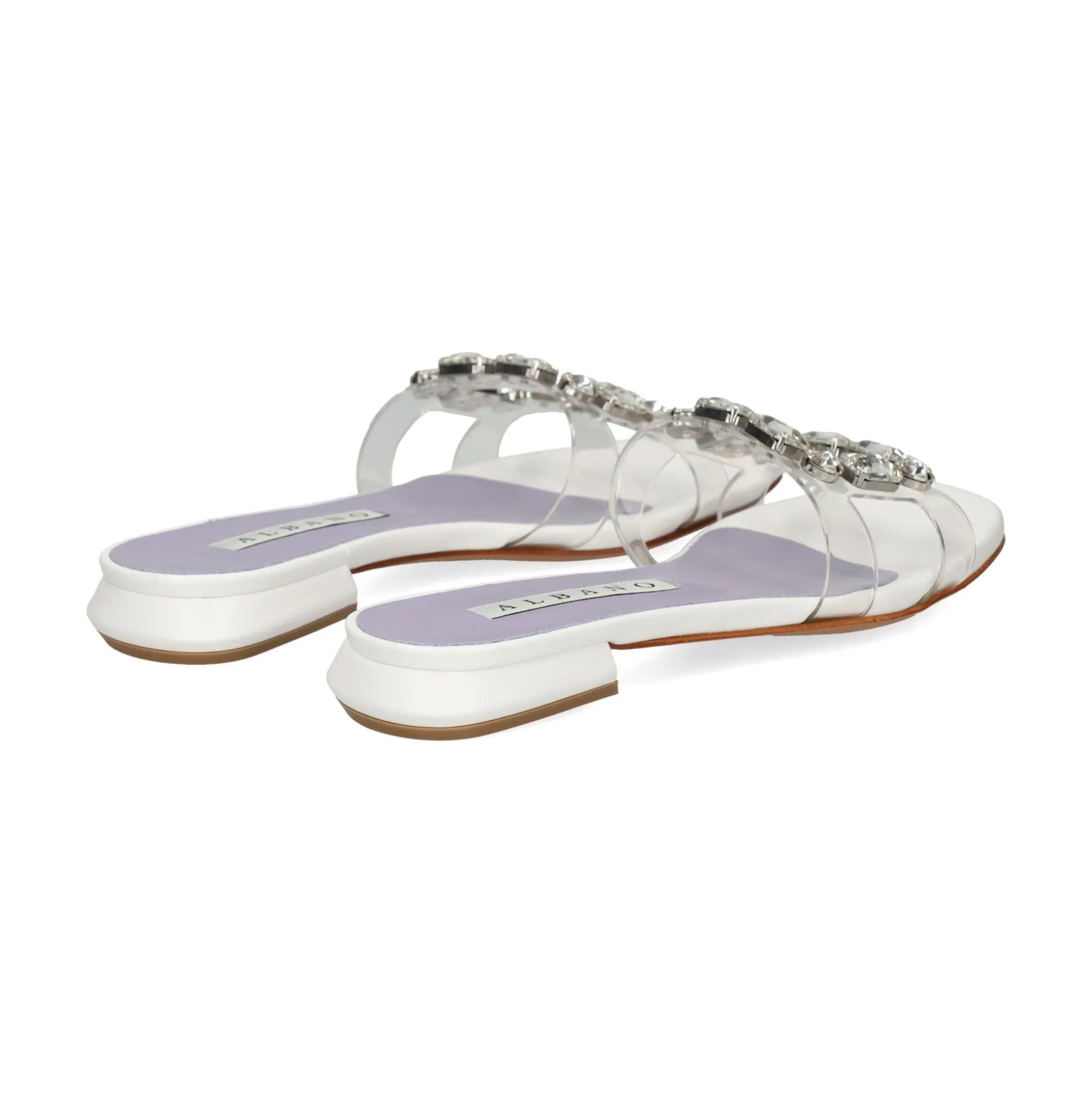 ALBANO Sandalias planas de Mujer 5228 / 2 BLANCO