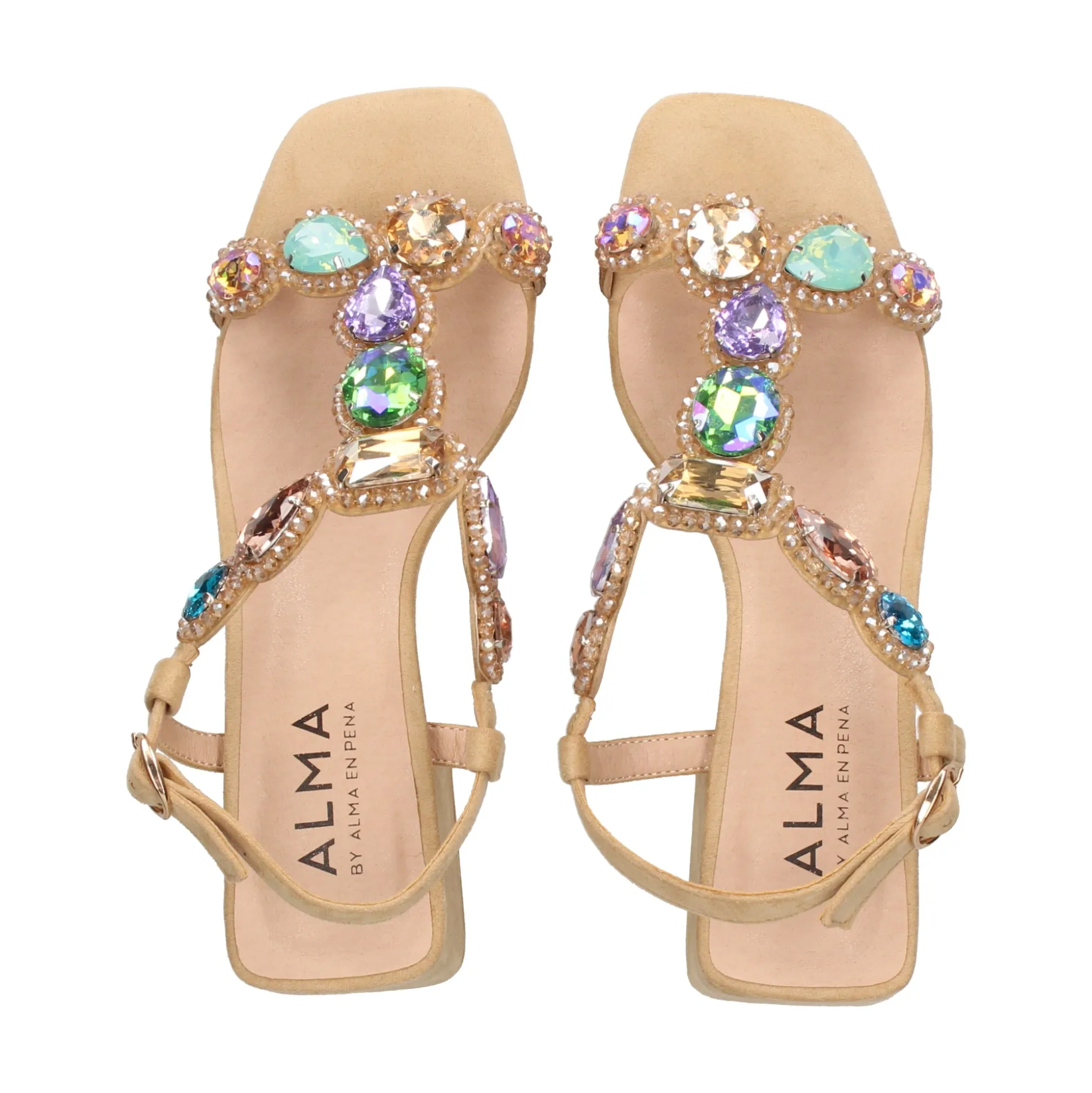 ALMA BLUE Sandalias con tacón de Mujer V24AB2038