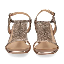 ALMA BLUE Sandalias con tacón de Mujer V24AB2033 BRONCE