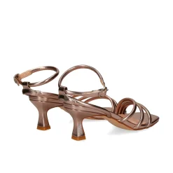 ALMA BLUE Sandalias con tacón de Mujer V24AB2050 BRONCE