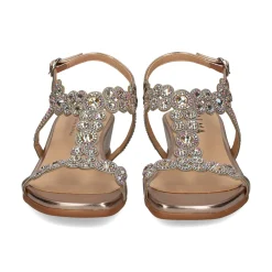 ALMA BLUE Sandalias cuña de Mujer V24AB2087 BRONCE