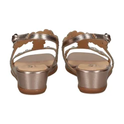 ALMA BLUE Sandalias cuña de Mujer V24AB2087 BRONCE