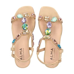 ALMA BLUE Sandalias cuña de Mujer V24AB2088