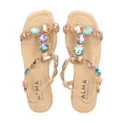 ALMA BLUE Sandalias cuña de Mujer V24AB2162