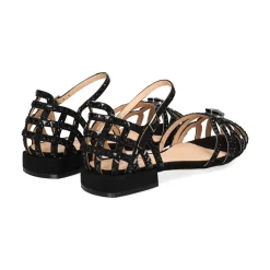 ALMA BLUE Zapatos planos de Mujer V24AB2006 NEGRO