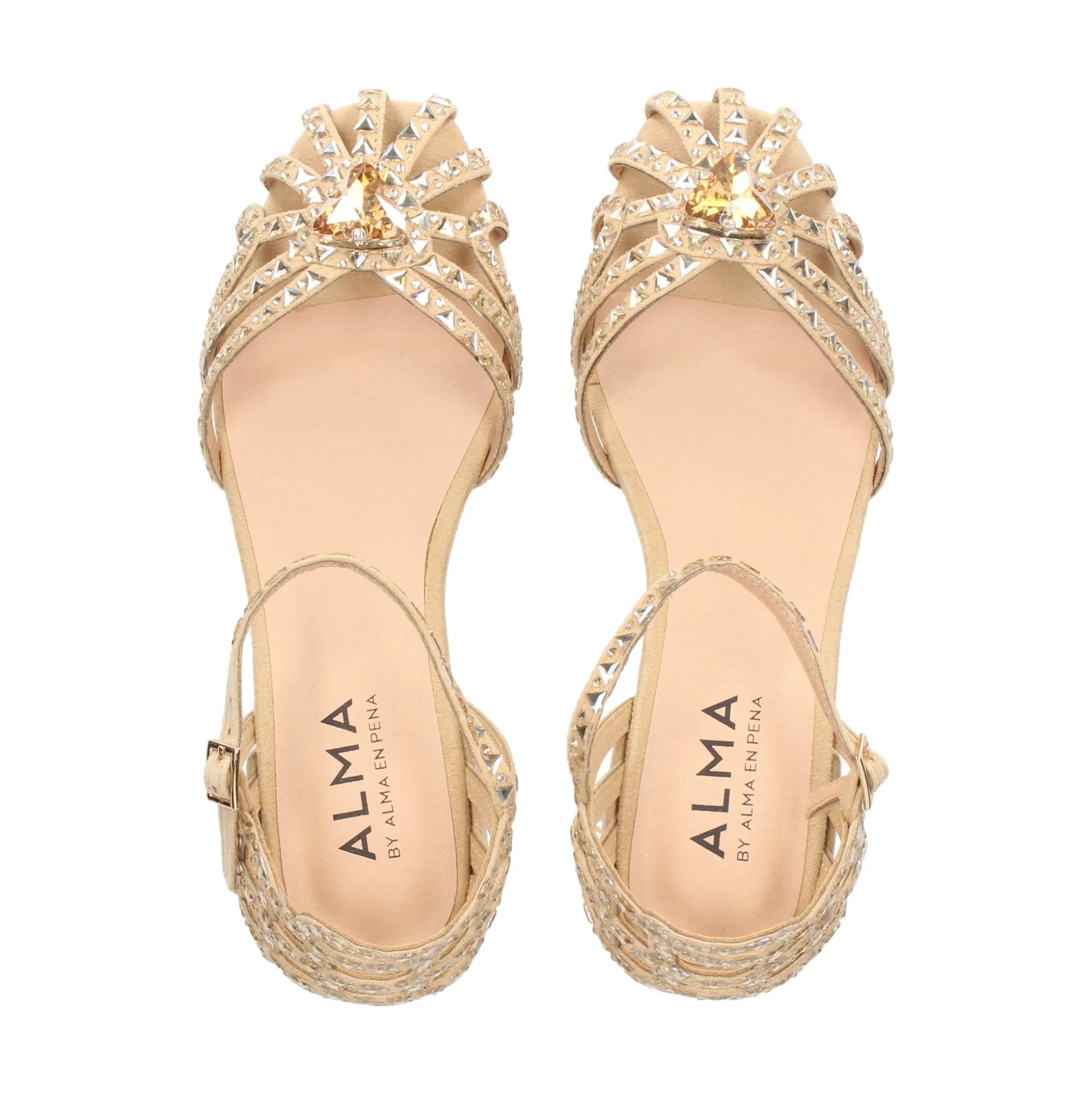 ALMA BLUE Zapatos planos de Mujer V24AB2006 SAND