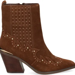 ALMA EN PENA Botines con tacón de Mujer 52606 CAMEL