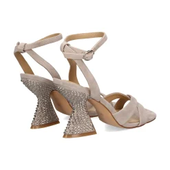 ALMA EN PENA Sandalias con tacón de Mujer 220 TAUPE