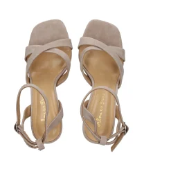 ALMA EN PENA Sandalias con tacón de Mujer 220 TAUPE