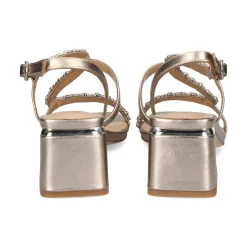 ALMA EN PENA Sandalias con tacón de Mujer 307 BRONCE