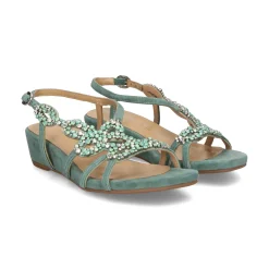 ALMA EN PENA Sandalias cuña de Mujer 417 JADE