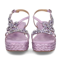 ALMA EN PENA Sandalias cuña de Mujer 574 LILA