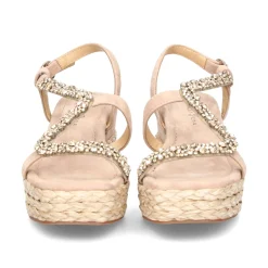 ALMA EN PENA Sandalias cuña de Mujer 572 VISON