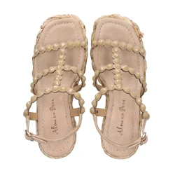 ALMA EN PENA Sandalias cuña de Mujer 517 VISON