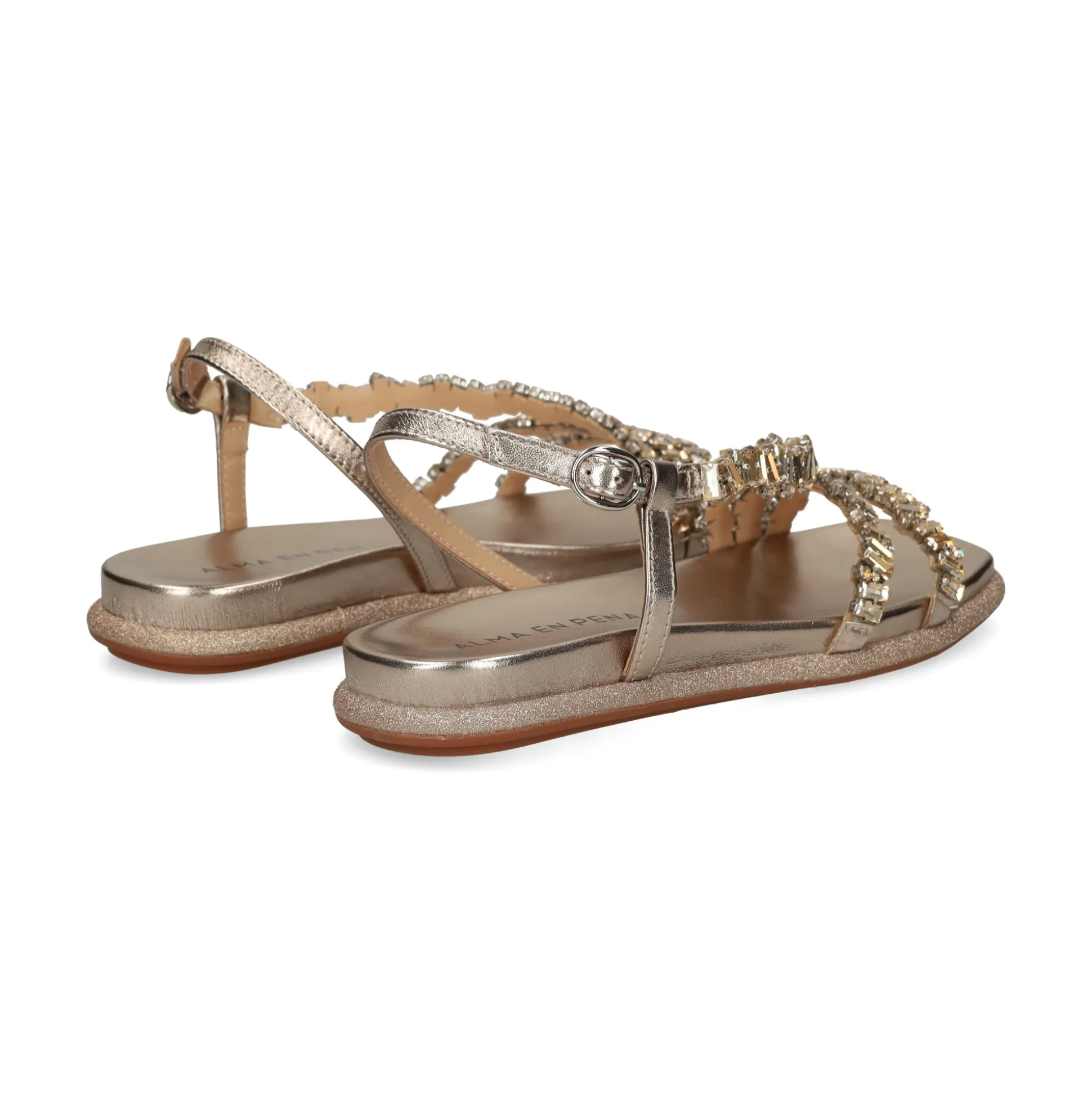 ALMA EN PENA Sandalias planas de Mujer V251614 BRONCE