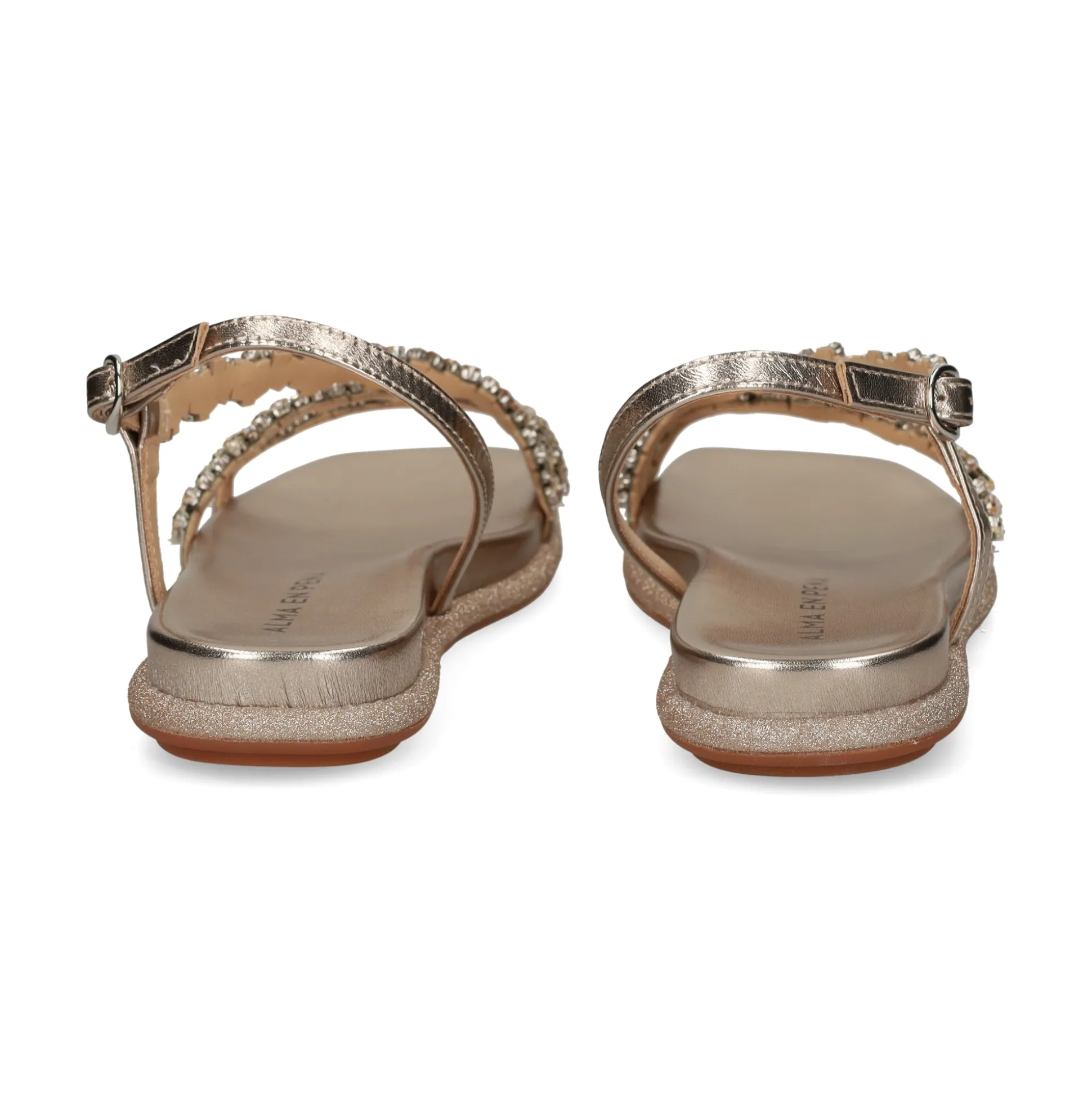 ALMA EN PENA Sandalias planas de Mujer V251614 BRONCE