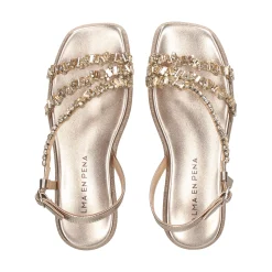 ALMA EN PENA Sandalias planas de Mujer V251614 BRONCE