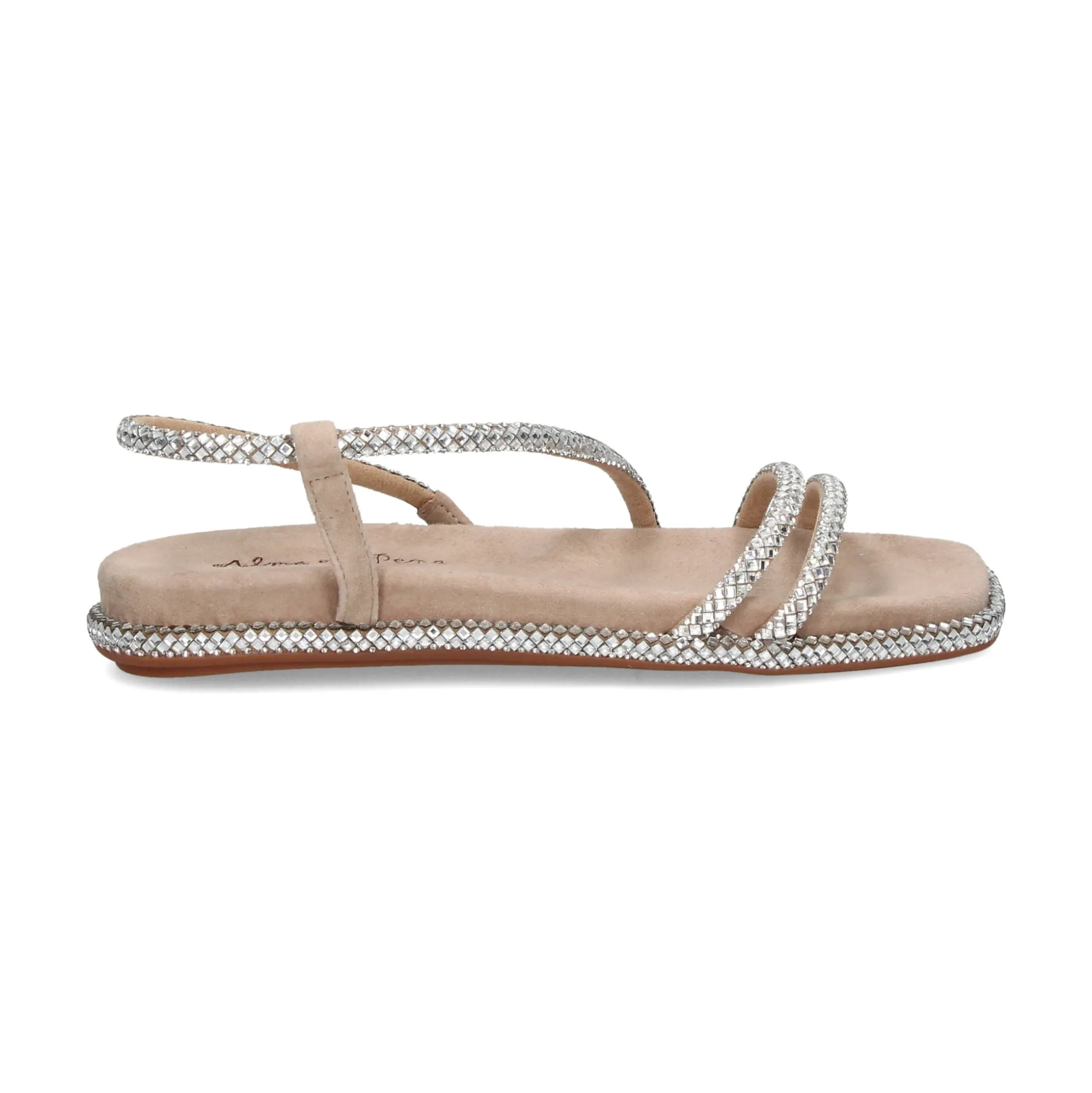 ALMA EN PENA Sandalias planas de Mujer 400 VISON