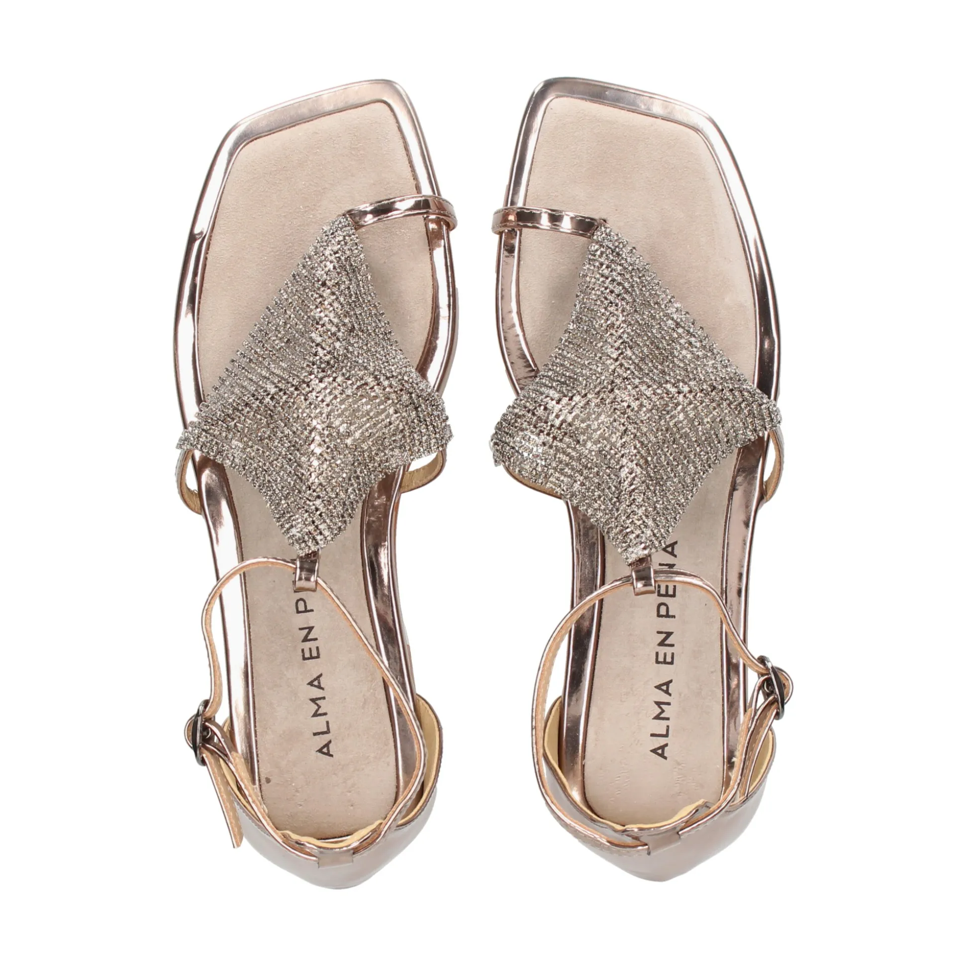 ALMA EN PENA Sandalias planas de Mujer V251920 PEWTER