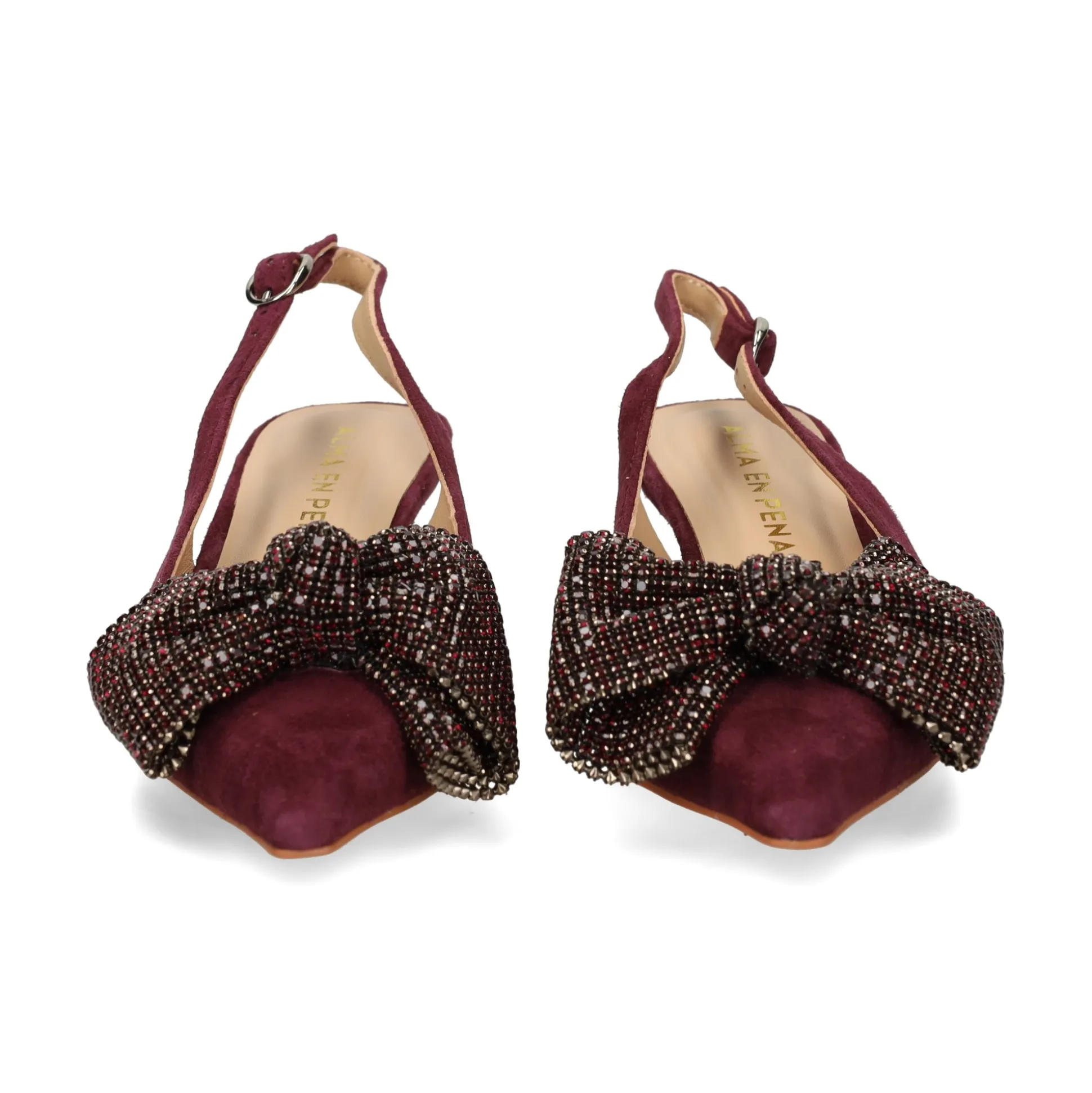 ALMA EN PENA Zapatos de tacón bajo 525 WINE