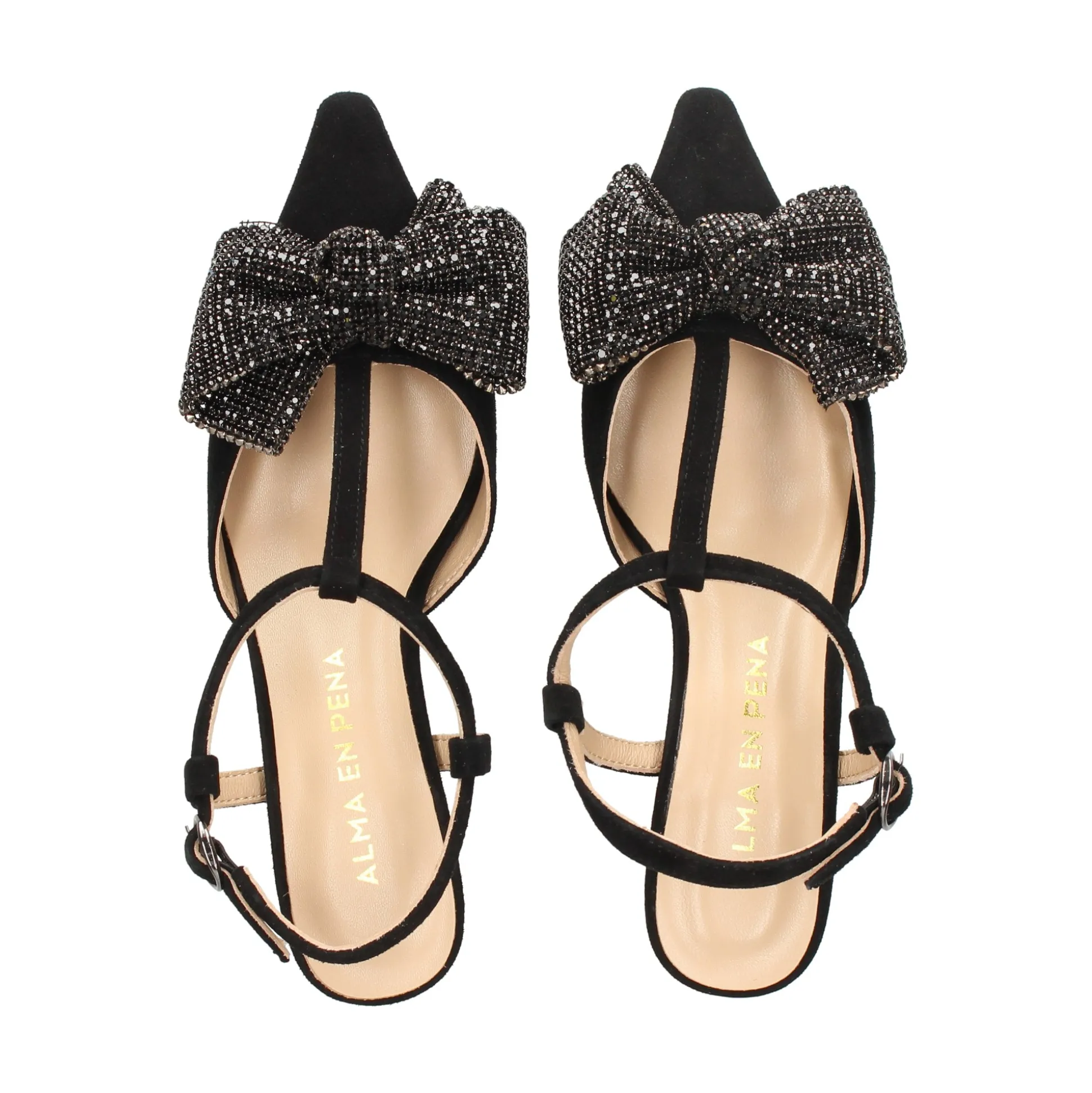 ALMA EN PENA Zapatos de tacón bajo 529 NEGRO