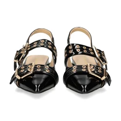 ALMA EN PENA Zapatos planos de Mujer 138 NERGO-BLANCO