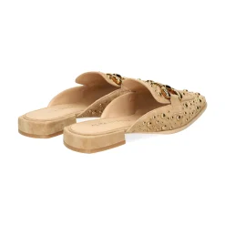 ALMA EN PENA Zuecos de Mujer V240421 CAMEL